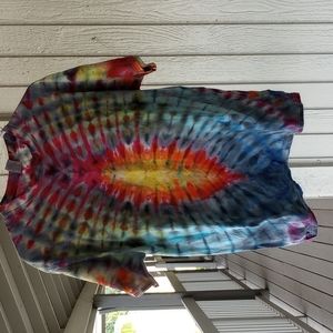 Large Tie-dye T-Shirt Unisex Summer Fashon New